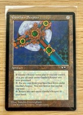 (y)CARTE MAGIC - ALLIANCES  - Gustha's Scepter - RARE - EN