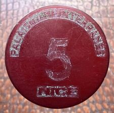 NICE FRENCH RIVIERA CASINO CHIP PALAIS MEDITERRANEE VINTAGE POKER OLD GAME TOKEN