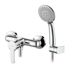 Mitigeur de Douche Mural & Robinet Monocommande de Douche avec Flexible Douch...