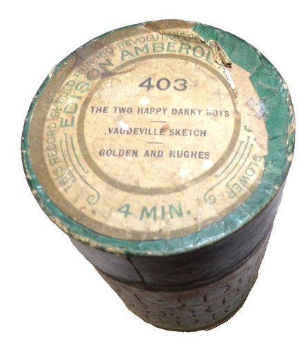 Phonographe cylindre edison - cylindre,