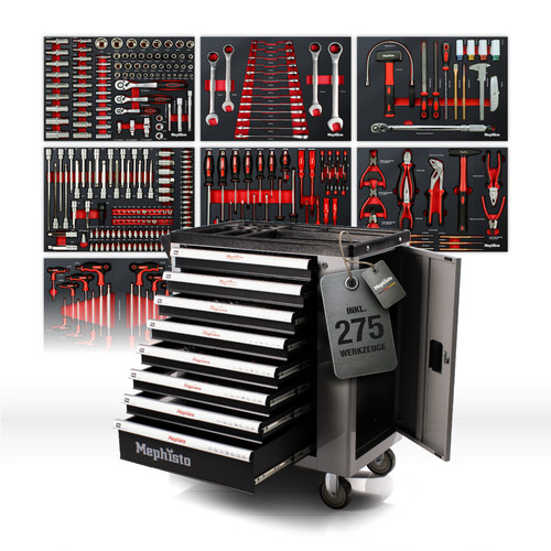 Chariot outils rempli xxl - d'outils,