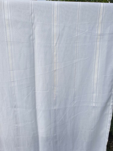 Voilage blanc neuf - 1,