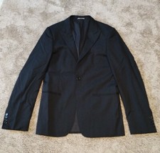 Veste Blazer ALLSAINTS T. 48 Made In Italy Noir Un Bouton Laine Italienne TBE