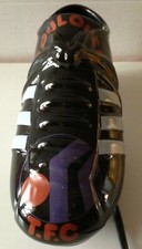 RARE LAMPE VINTAGE CHAUSSURE FOOTBALL CERAMIQUE TFC TOULOUSE