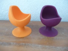 2 superbes coquetiers design style aarnio 2