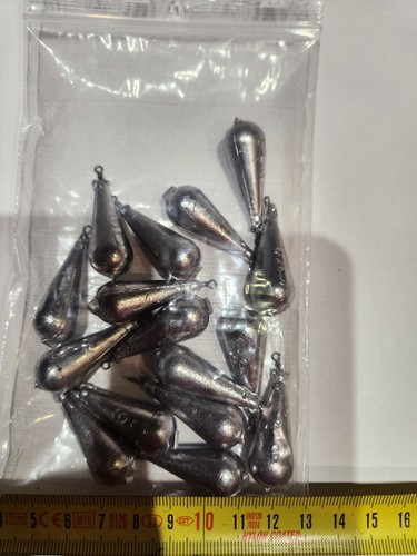 Plomb pêche poire pieces - 16,