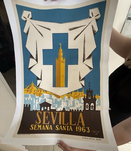 Affiche ancienne sevilla - affiche,