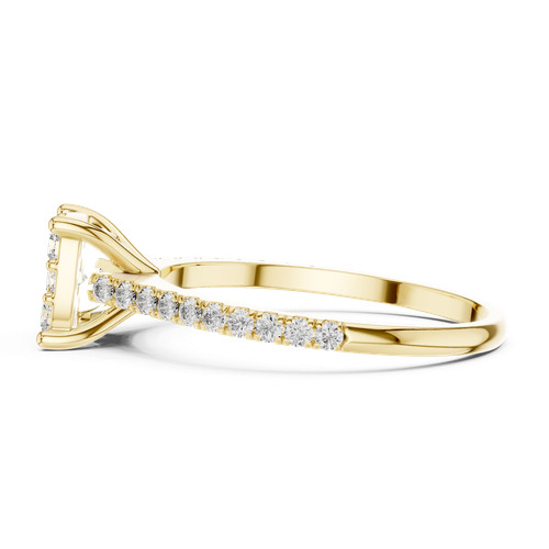 Bague promesse diamant - , créée