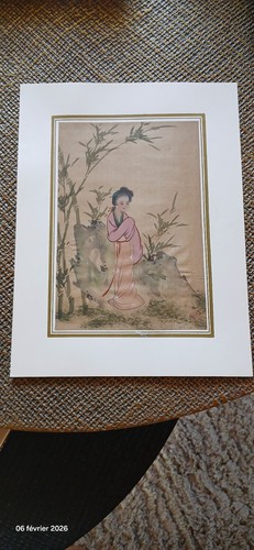 Peinture chinoise sur soie - peinture,