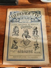 Revues hebdomadaires Bernadette année 1929 en l'état peu courant