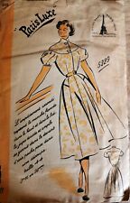 5329 PATRON PARIS LUXE VINTAGE FRENCH PATTERN ROBE EMPIECEMENT ARRONDI T 44