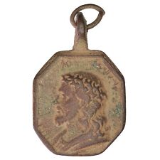 Vatican médaille religieuse Jésus Christ Vierge Marie XVII XVIII s bronze laiton