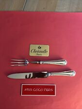 SERVICE GIGOT SPATOURS 32 ET 28 CM CHRISTOFLE FRANCE TTB BEL ETAT METAL ARGENTÉ;