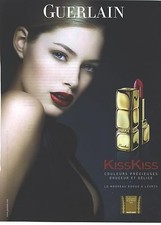 PUBLICITE ADVERTISING 2006 GUERLAIN cosmétiques rouge à lèvres 
