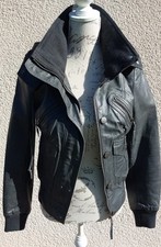 Veste cuir femme Vero Moda gris foncé avec capuche