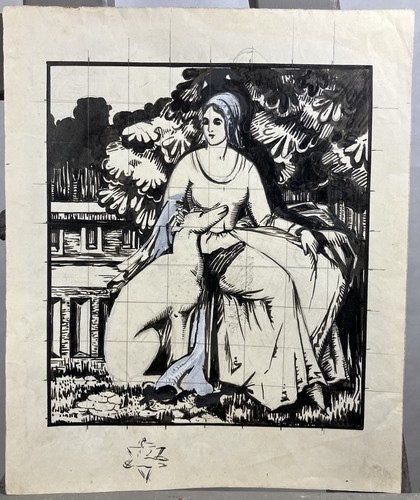 Encre chine femme son - de,