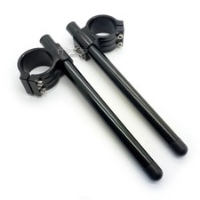 Paire de demi guidon Noir 50mm