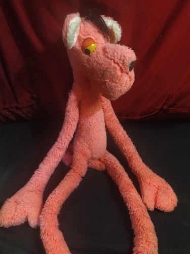 Grande peluche panthère rose - panthère,