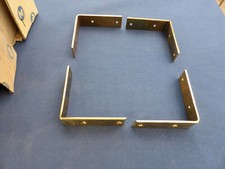 4 Equerres Angles laiton jamais utilisé côté 6 cm
