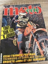 MOTO VERTE  92 TRIUMPH TR7 TR