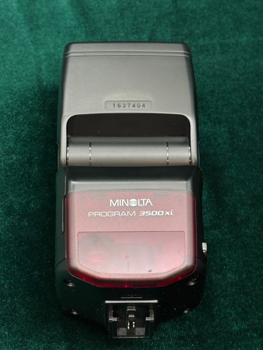 Flash minolta program 3500xi - program,