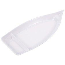  Plaque en forme de bateau Snack Plat Sushi Serve Plate de sushi de style