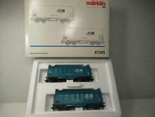 Ho Marklin 47205 SNCB Set 2 wagons Shimmns pour le transport de bobines d'acier