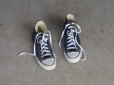 Converse montantes noir personnalisées