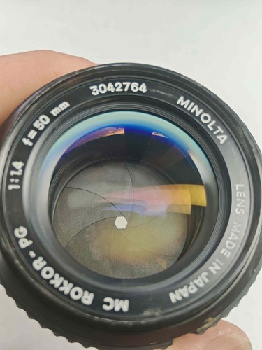 Objectif vintage minolta 50mm - objectif,