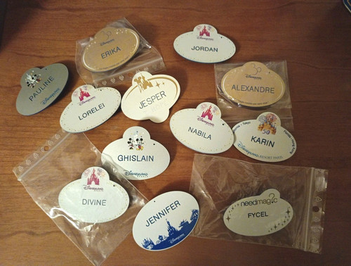 Lot name tags cast - name,