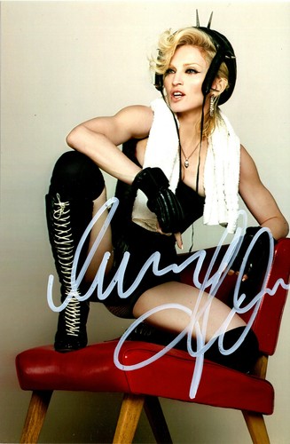 Madonna autographe - madonna,