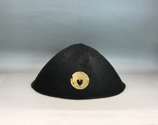 Ancien Japon Fer Jingasa Jinkasa Samurai Casque Yoroi Kabuto Edo Diamètre:3 3cm