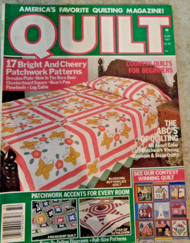 Quilt magazine summer - magazine, 1987