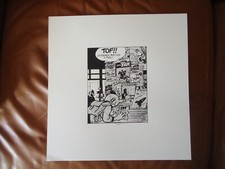 Sérigraphie Yves Chaland 25 exemplaires Bob Fish 37 x 36,5 cm TTBE