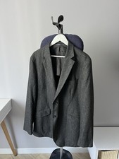 Blazer Hackett London avec patchs coudiers gris laine taille US 44 / EU 54