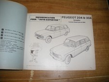 REVUE TECHNIQUE auto expertise PEUGEOT 204 - 304 break
