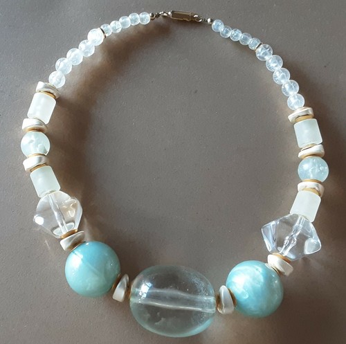 Collier rétro perles - rétro,