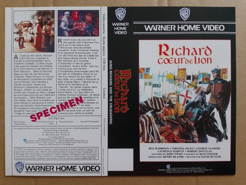 Jaquette vhs richard coeur - -,