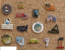 Lot 15 pin's divers USA