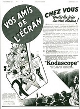 Publicité ancienne Kodascope