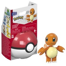 Mega Pokemon Evergreen Poke Ball Collection Charmander Building Set- 16 Pieces