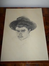 Rare lithographie noir et