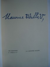 MAURICE UTRILLO - 1931 Chez