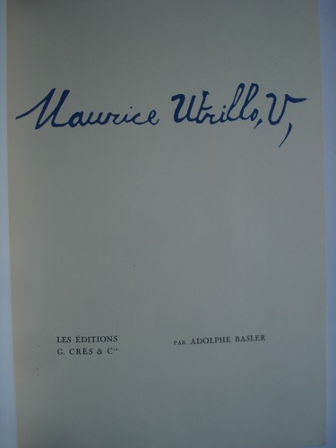 Maurice utrillo 1931 chez - maurice,