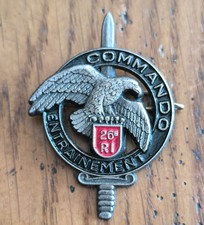 Insigne Entrainement Commando 26° RI  /  Matriculé /  Drago Paris  GS31    ))153