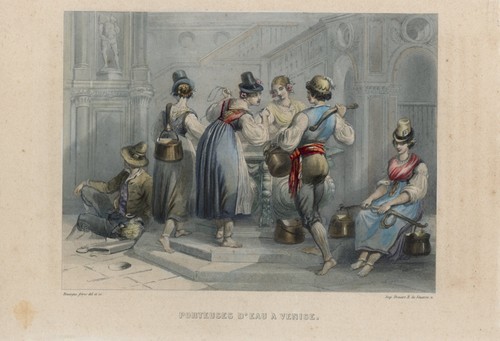 Porteuses eau venise - À,