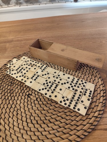 Ancien jeu dominos os - dominos,