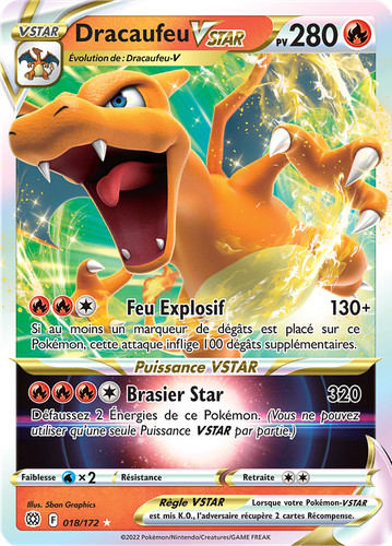 Carte pokémon dracaufeu vstar - pokémon, dracaufeu-vstar