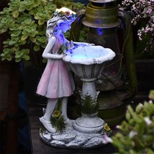 Solaire Jardin Statues Fille