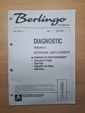 (350A) Manuel atelier CITROEN Berlingo 2 - Diagnostic Multiplexage Aide conduite